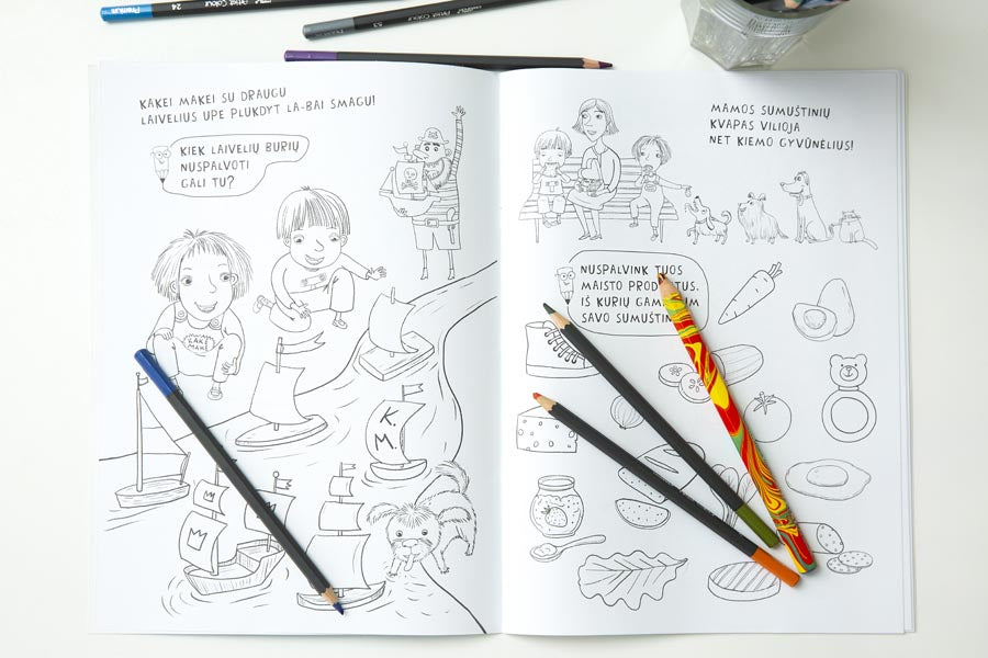 Kakė Makė ir baisi neteisybė. Spalvinimo ir užduočių knygelė