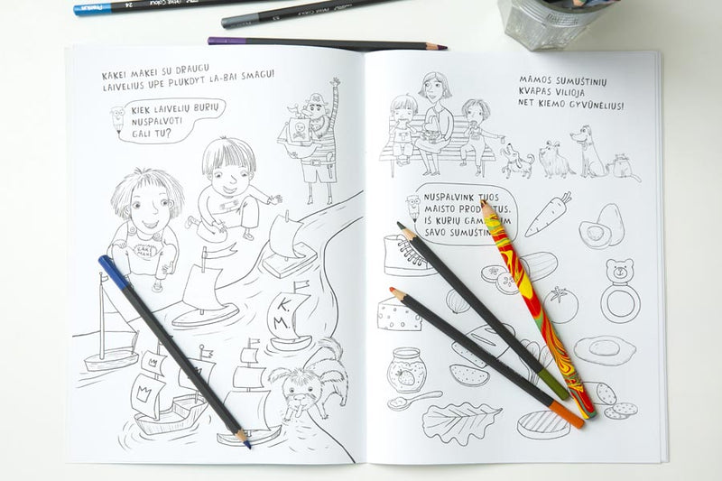 Kakė Makė ir baisi neteisybė. Spalvinimo ir užduočių knygelė