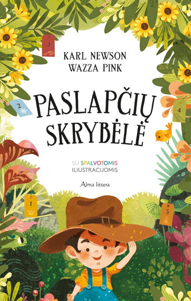 Paslapčių skrybėlė knyga iš Alma Littera
