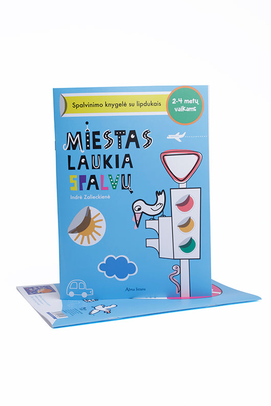 Miestas laukia spalvų knyga iš Alma Littera