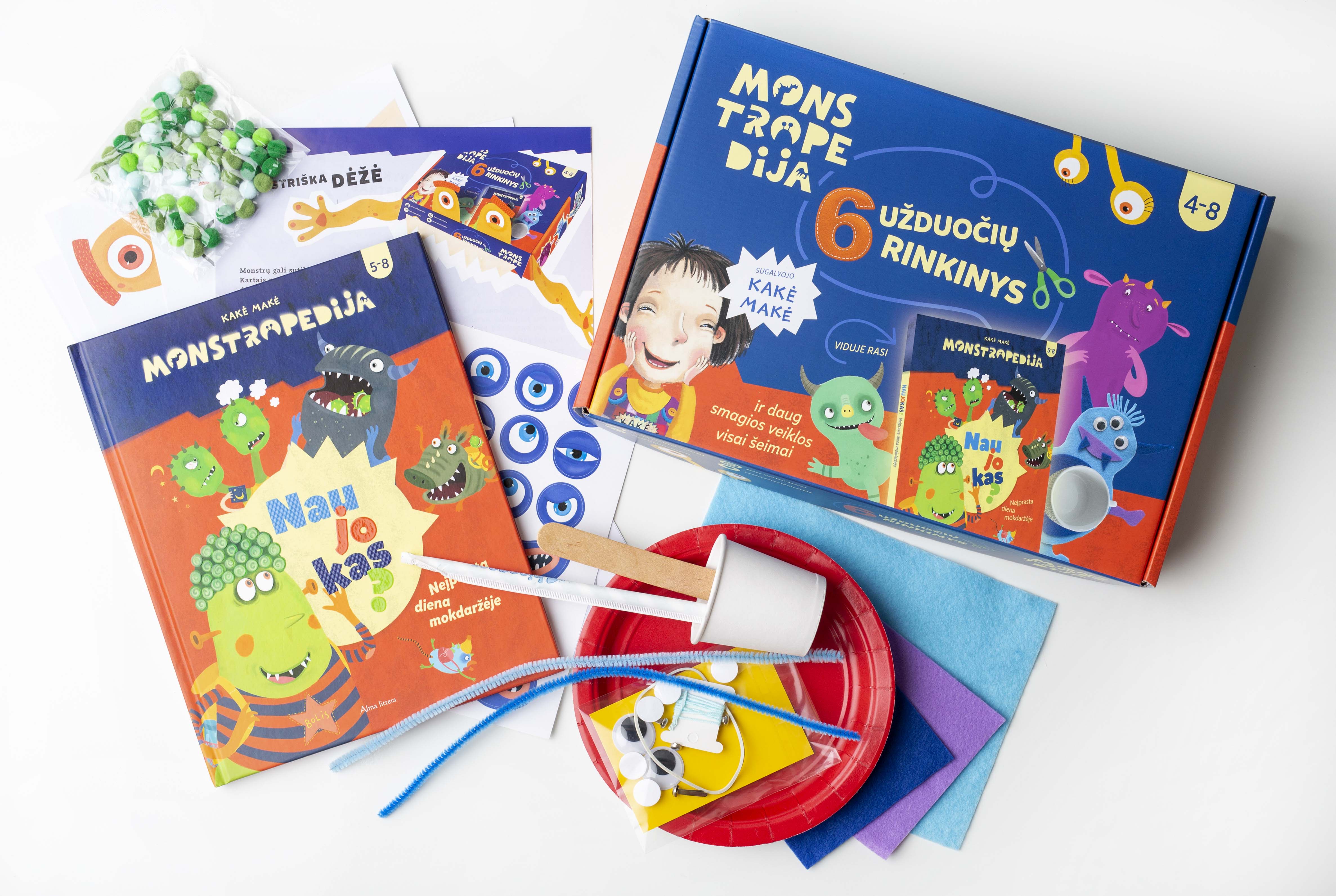 Monstropedija. 6 užduočių rinkinys