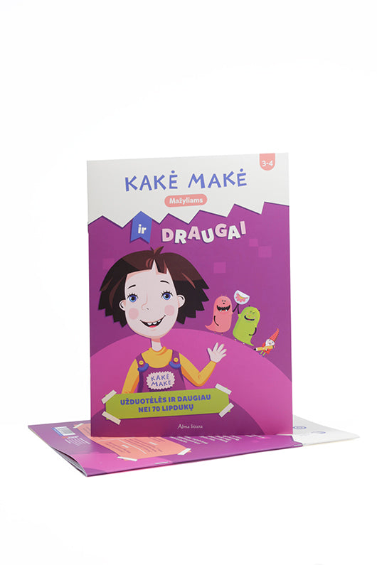 Kakė Makė ir draugai. Mažyliams. Užduotėlės ir daugiau nei 70 lipdukų