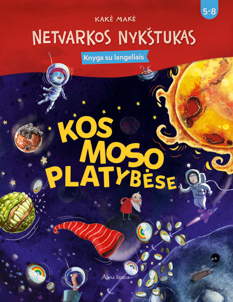 Netvarkos nykštukas. Kosmoso platybėse. Knyga su langeliais