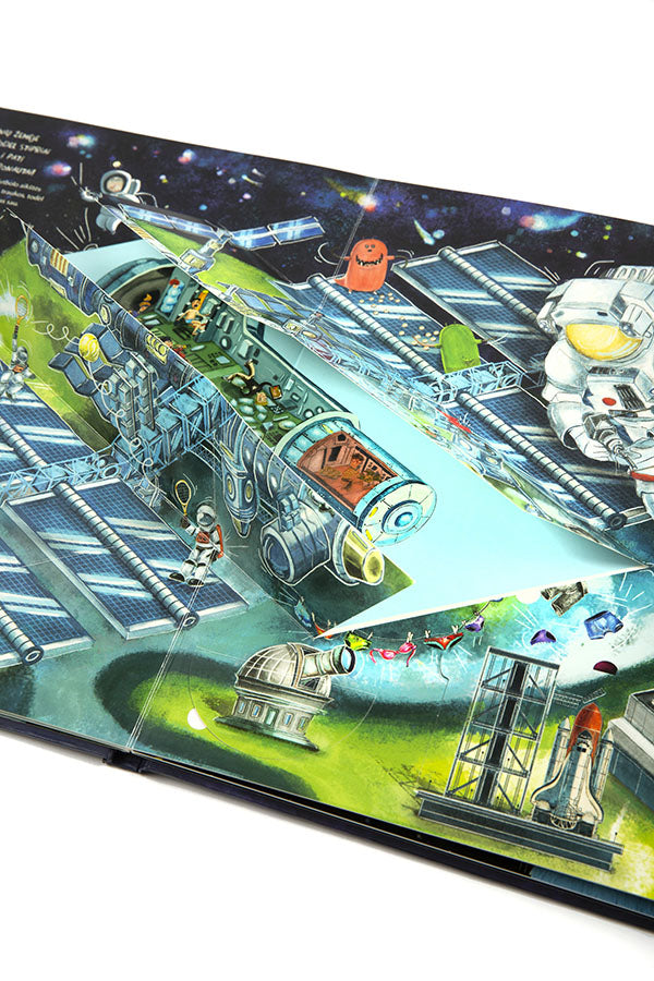 Netvarkos nykštukas. Kosmoso platybėse. Knyga su langeliais