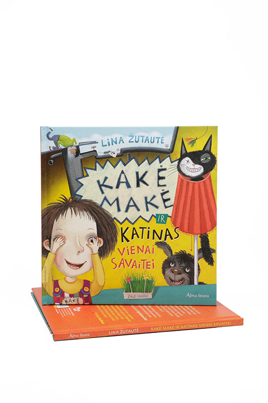 Kakė Makė ir katinas vienai savaitei knyga iš Alma Littera