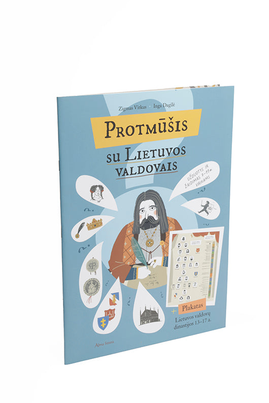 Protmūšis su Lietuvos valdovais. Užduotys ir žaidimas 7-11 m. vaikams