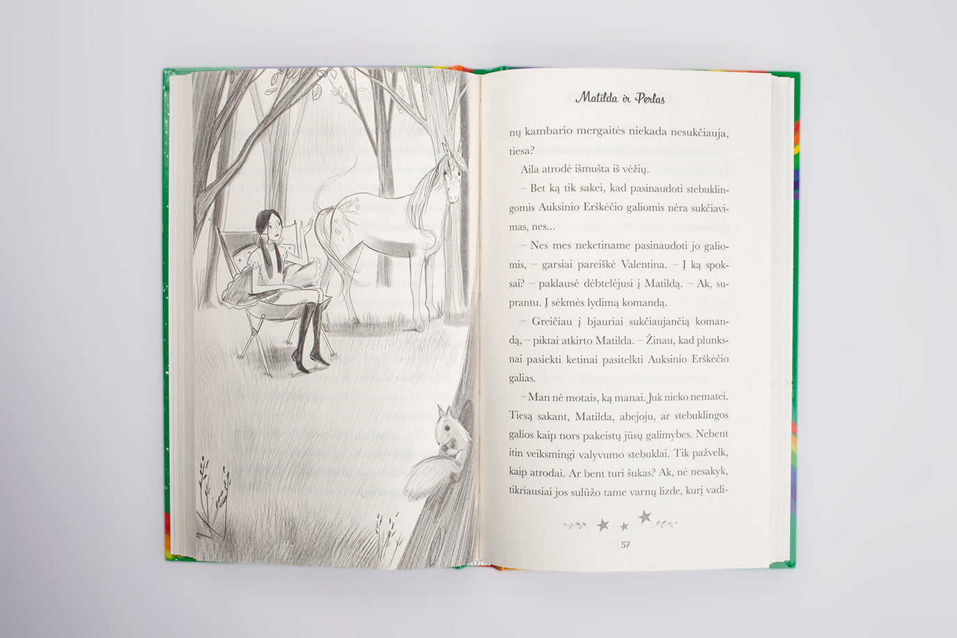 Vienaragių akademija. Matilda ir Perlas