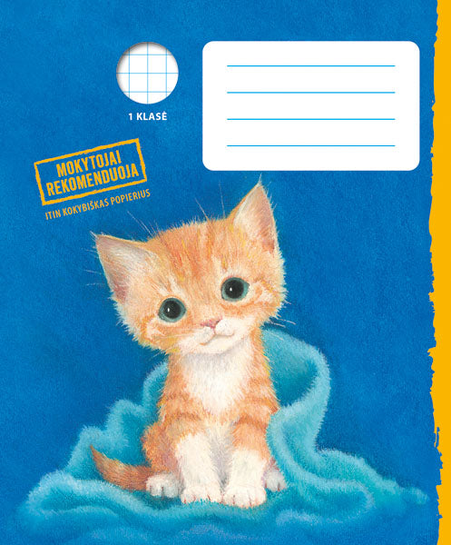 Holly Webb sąsiuvinis MYLIMIAUSIA KATYTĖ, 1 kl., 12 l., langeliais