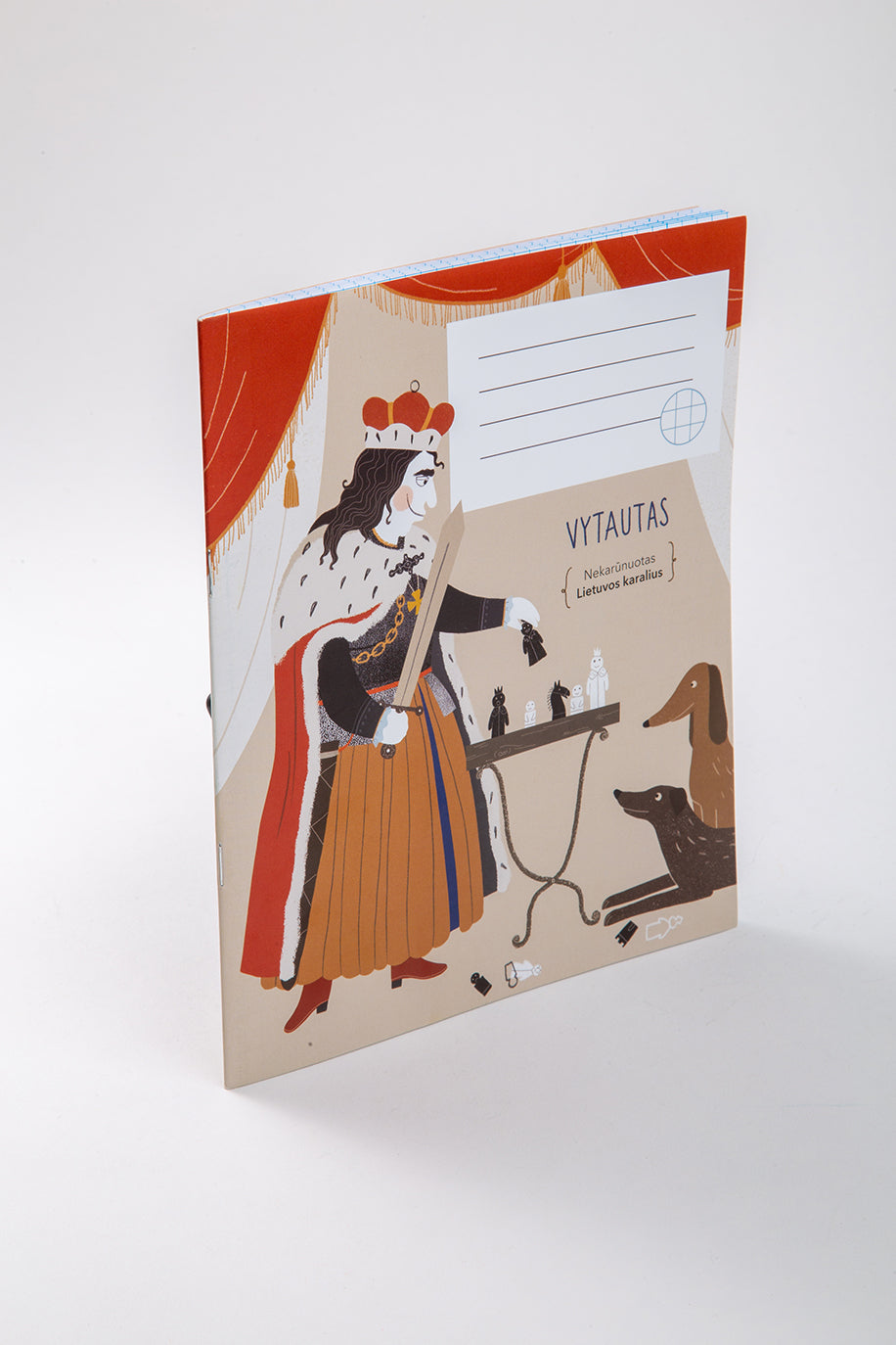 Sąsiuvinis VYTAUTAS DIDYSIS, 12 l., langeliais