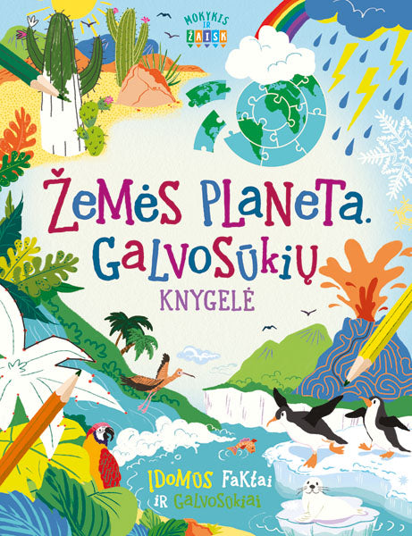 Žemės planeta. Galvosūkių knygelė