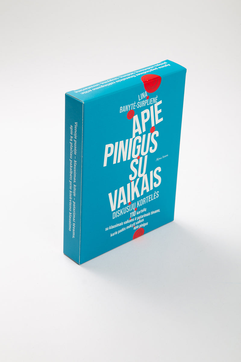 Apie pinigus su vaikais. Diskusijų kortelės