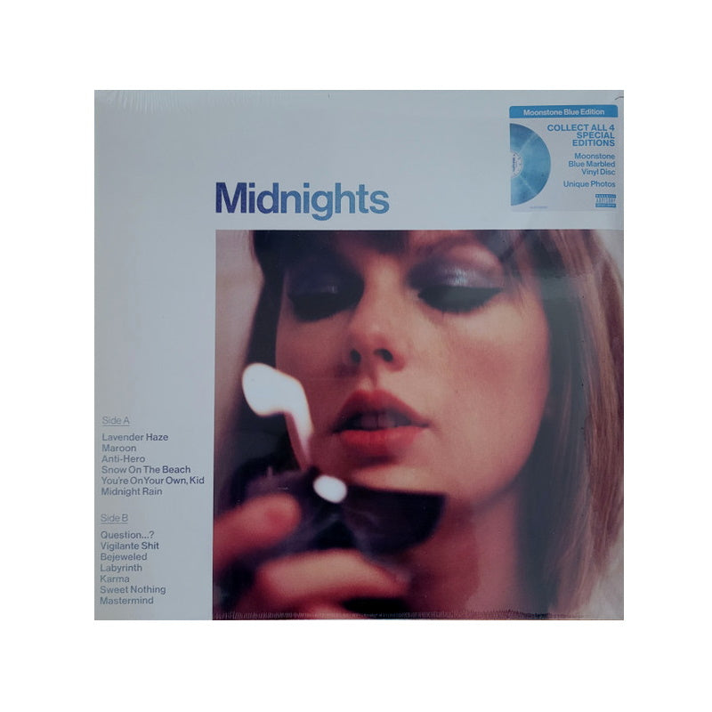 Taylor Swift: Midnights (Moonstone Blue Marbled Vinyl) LP 202 2