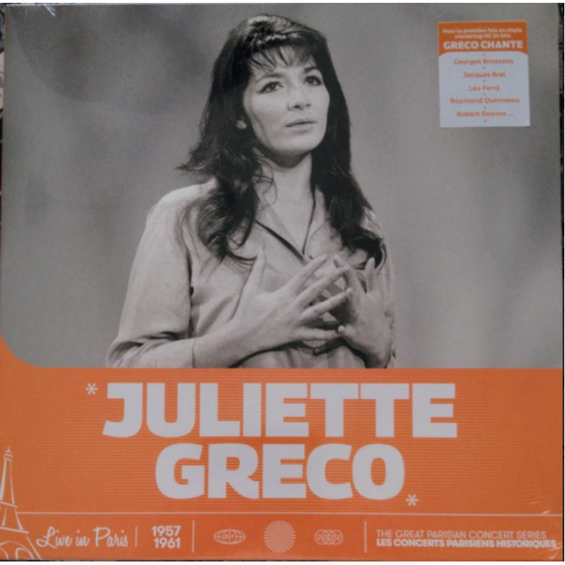 Juliette Gréco: Live In Paris LP