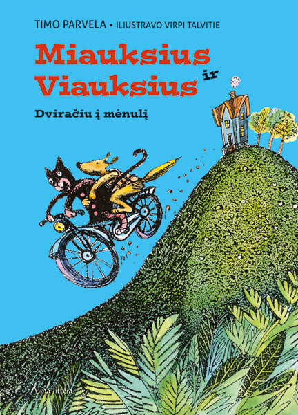 Miauksius ir Viauksius. Dviračiu į mėnulį