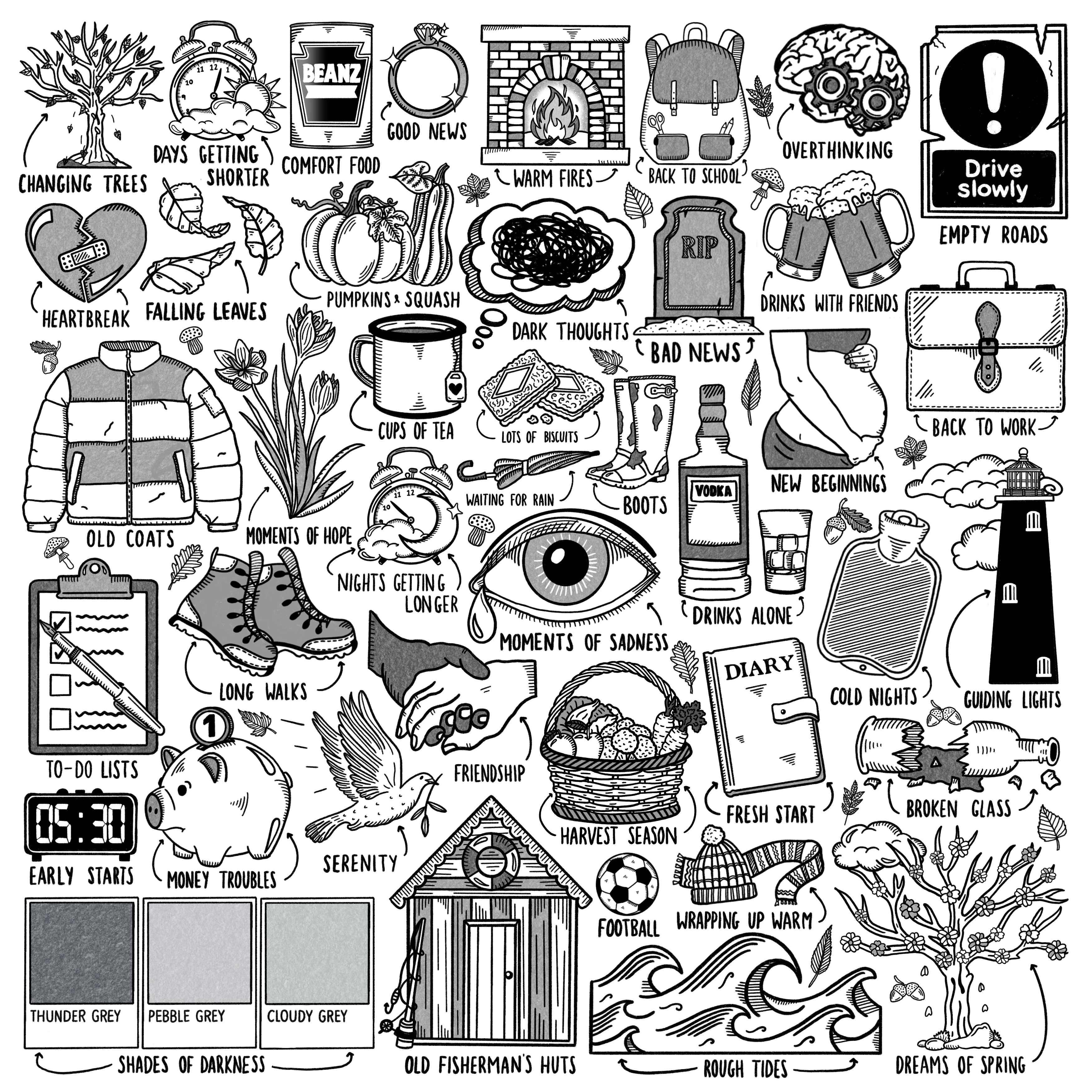 Ed Sheeran: Autumn Variations 1 x 140g 12" White vinyl album.