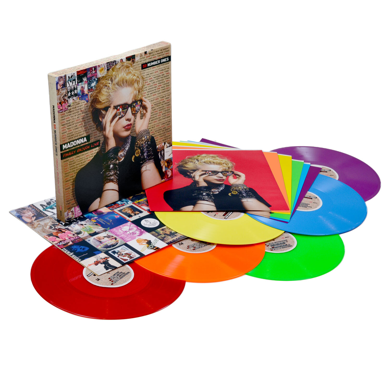 Madonna: Finally Enough Love: 50 Number Ones (Rainbow Editio n) (180g) - 6LP NEW!