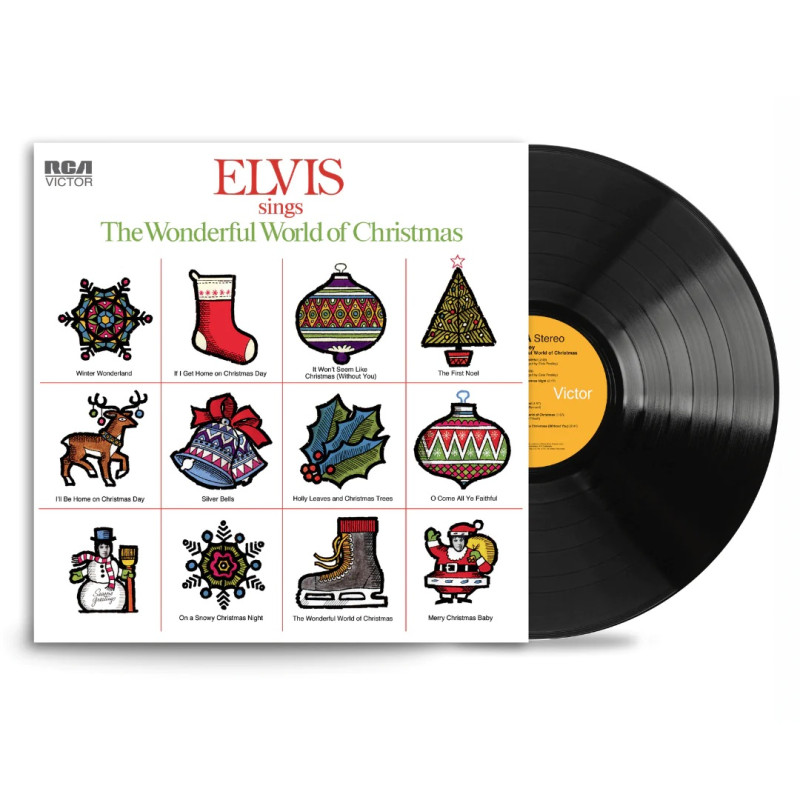 Elvis Presley: Elvis Sings The Wonderful World Of Christmas LP 2023