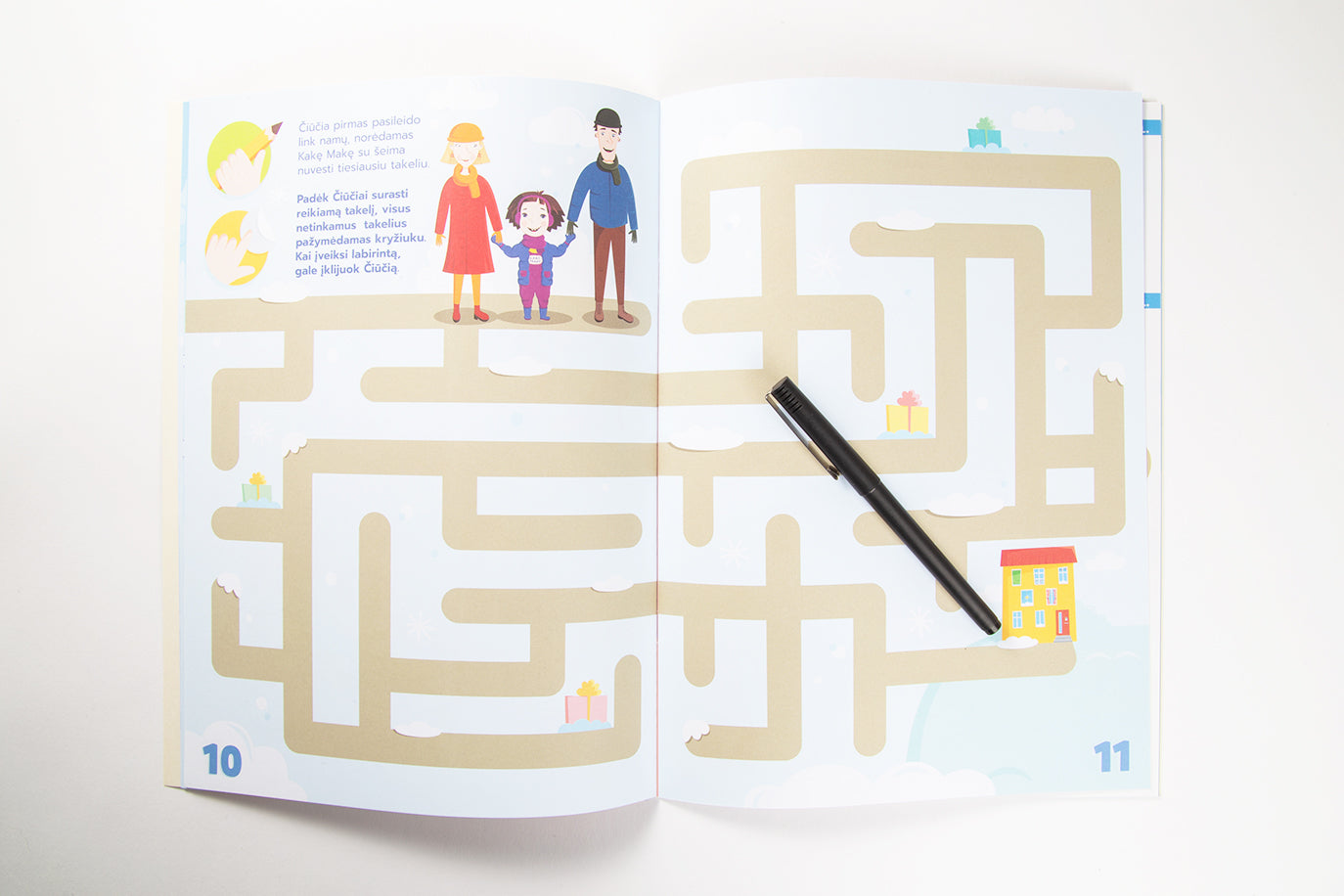 Kakė Makė ir spalvota žiema. Mažyliams. Užduotėles ir net 300 lipdukų