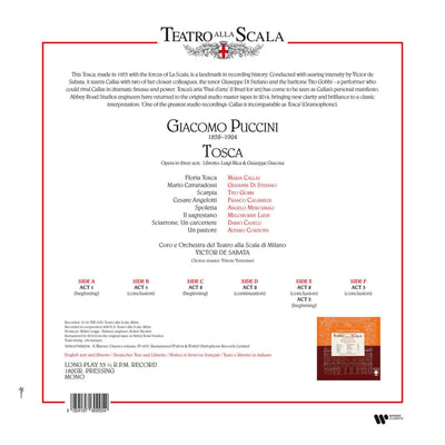 Maria Callas: Puccini: Tosca (1953 recording 3LP