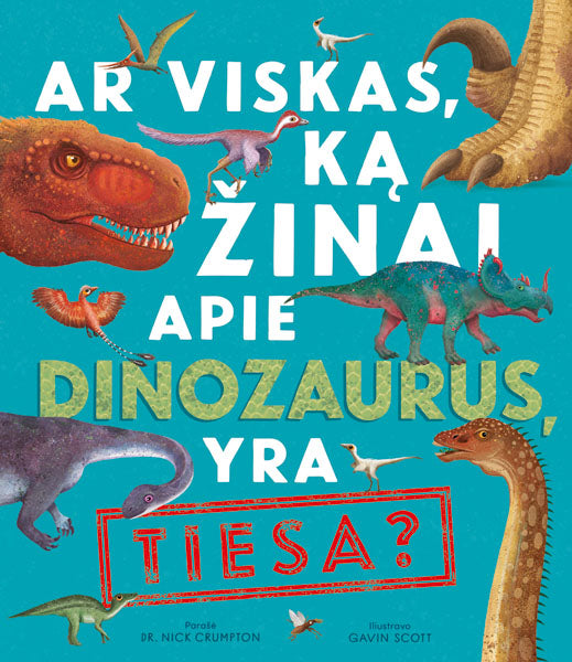 Ar viskas, ką žinai apie dinozaurus, yra tiesa?