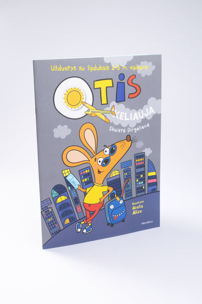 Otis keliauja. Užduotys su lipdukais 2-5 m. vaikams