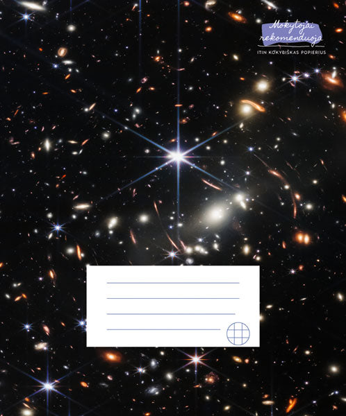 Sąsiuvinis Galaktika, 24 l., langeliais