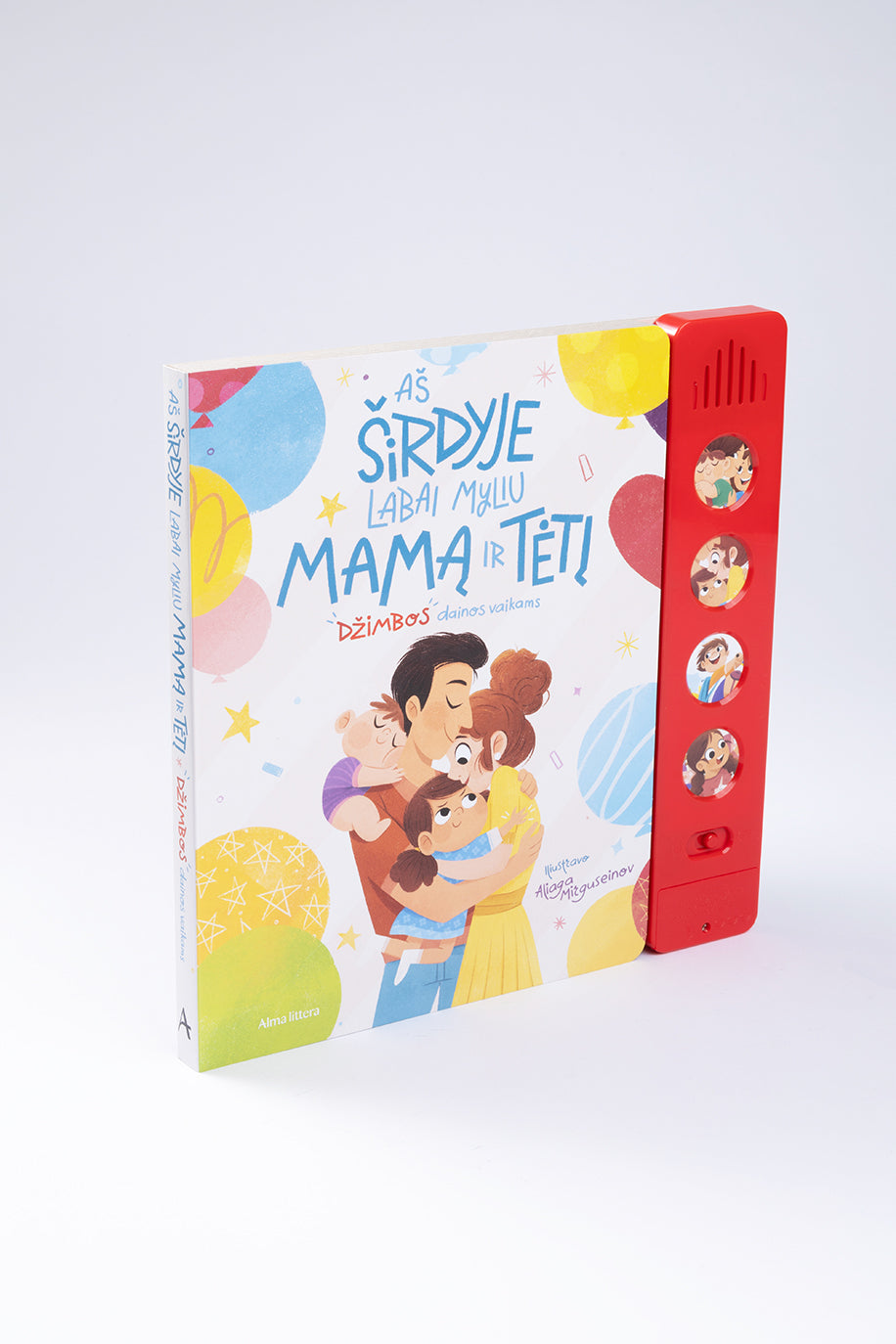 Aš širdyje labai myliu mamą ir tėtį. Džimbos dainelės vaikams