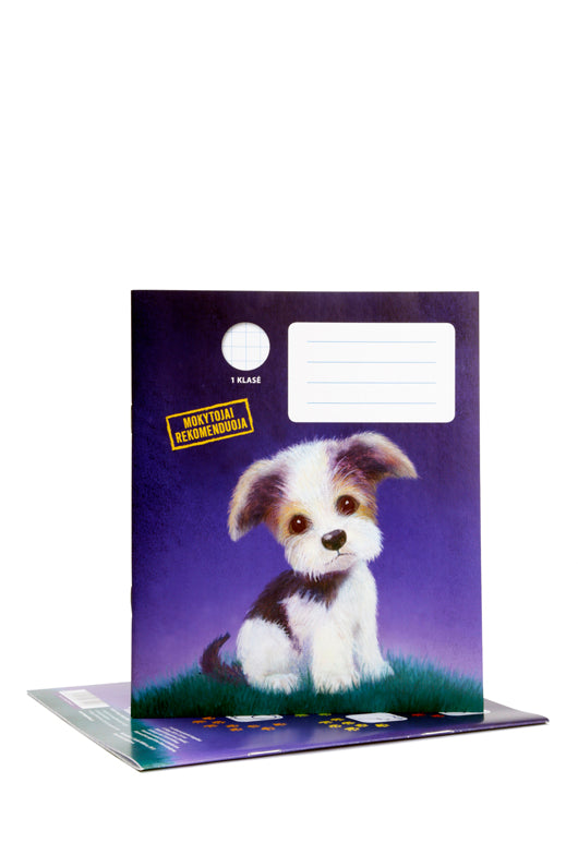 Holly Webb sąsiuvinis TRYS ŠUNIUKAI, 1 kl., langeliais knyga iš Alma Littera