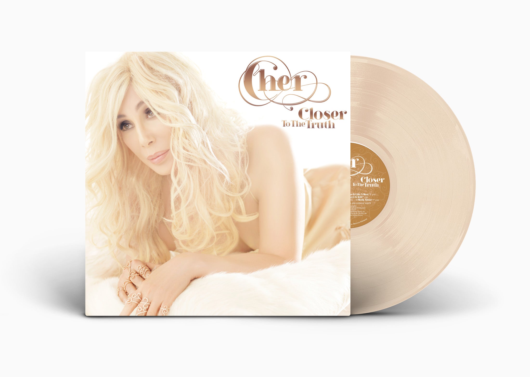 Cher: Closer to the Truth Limited LP Bone vinyl