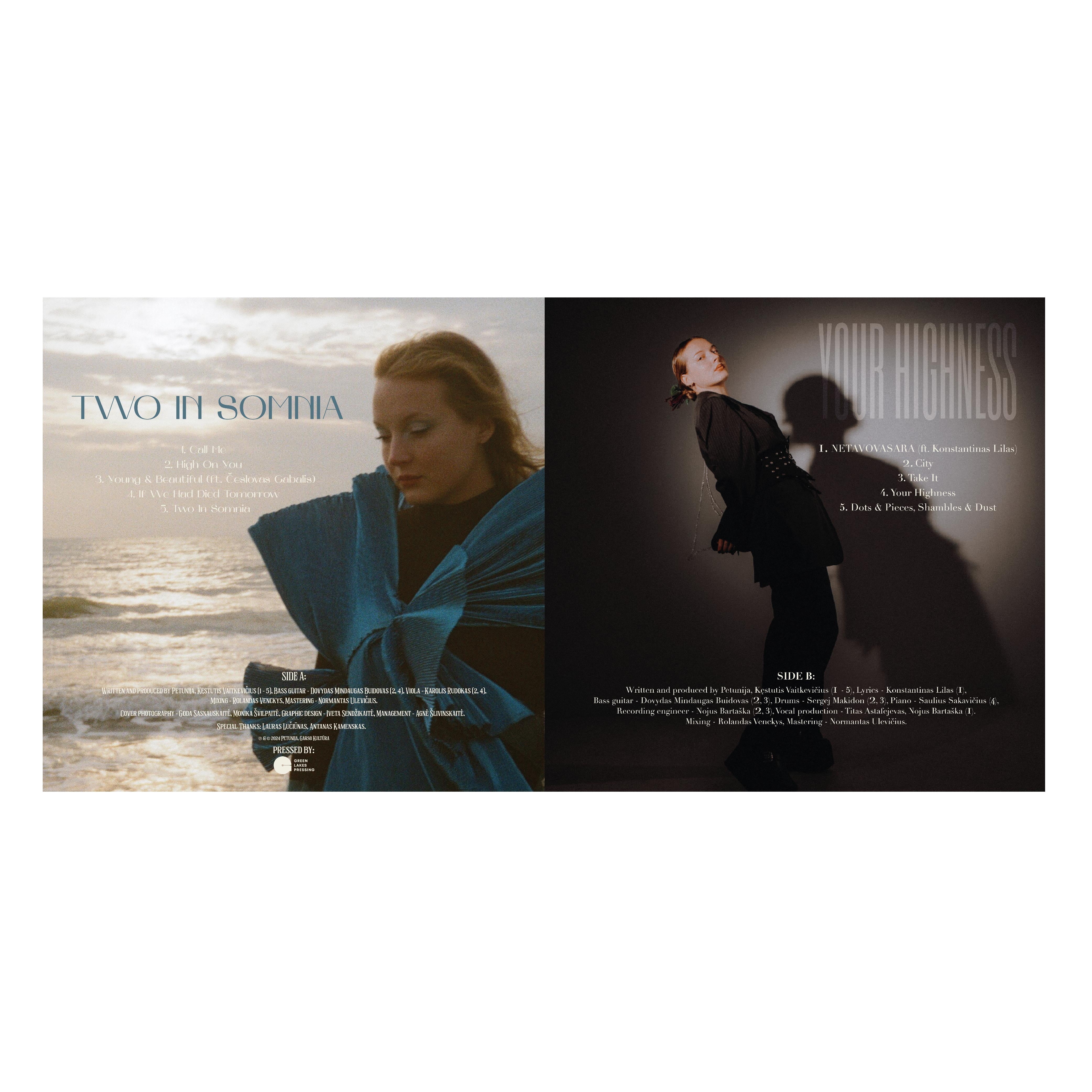 Petunija: Two In Somnia, Your Highness LP