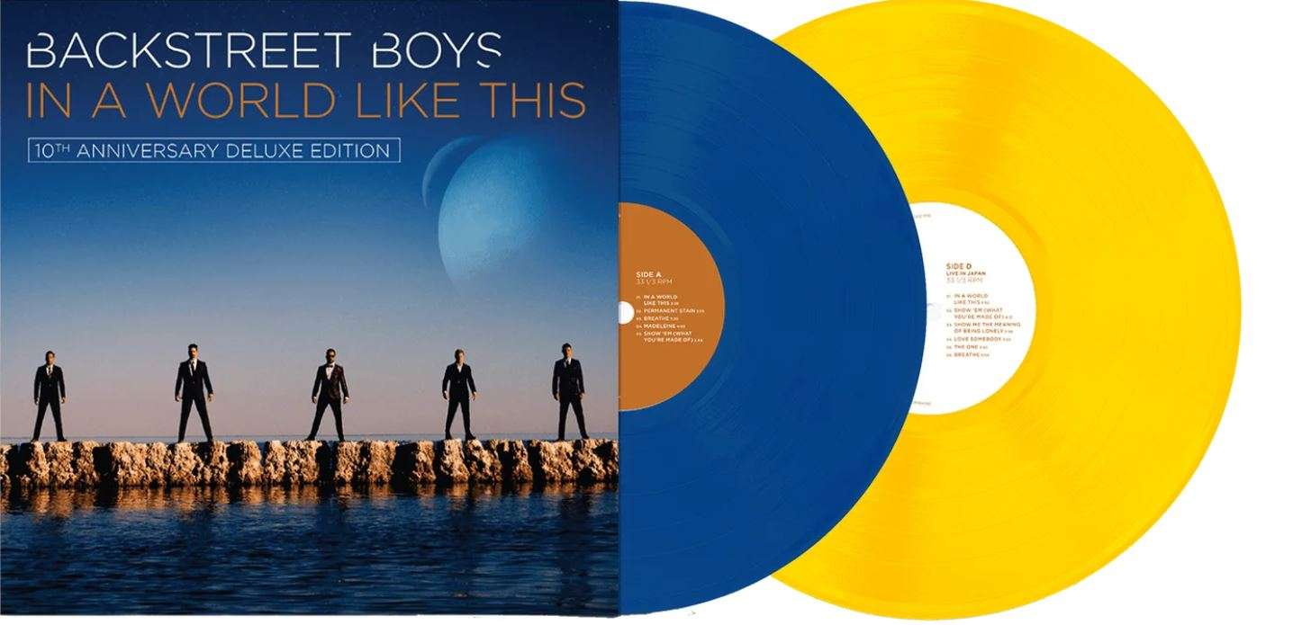 Backstreet Boys: In A World Like This (Deluxe Edition) (Blue/Yellow Vinyl) 2LP