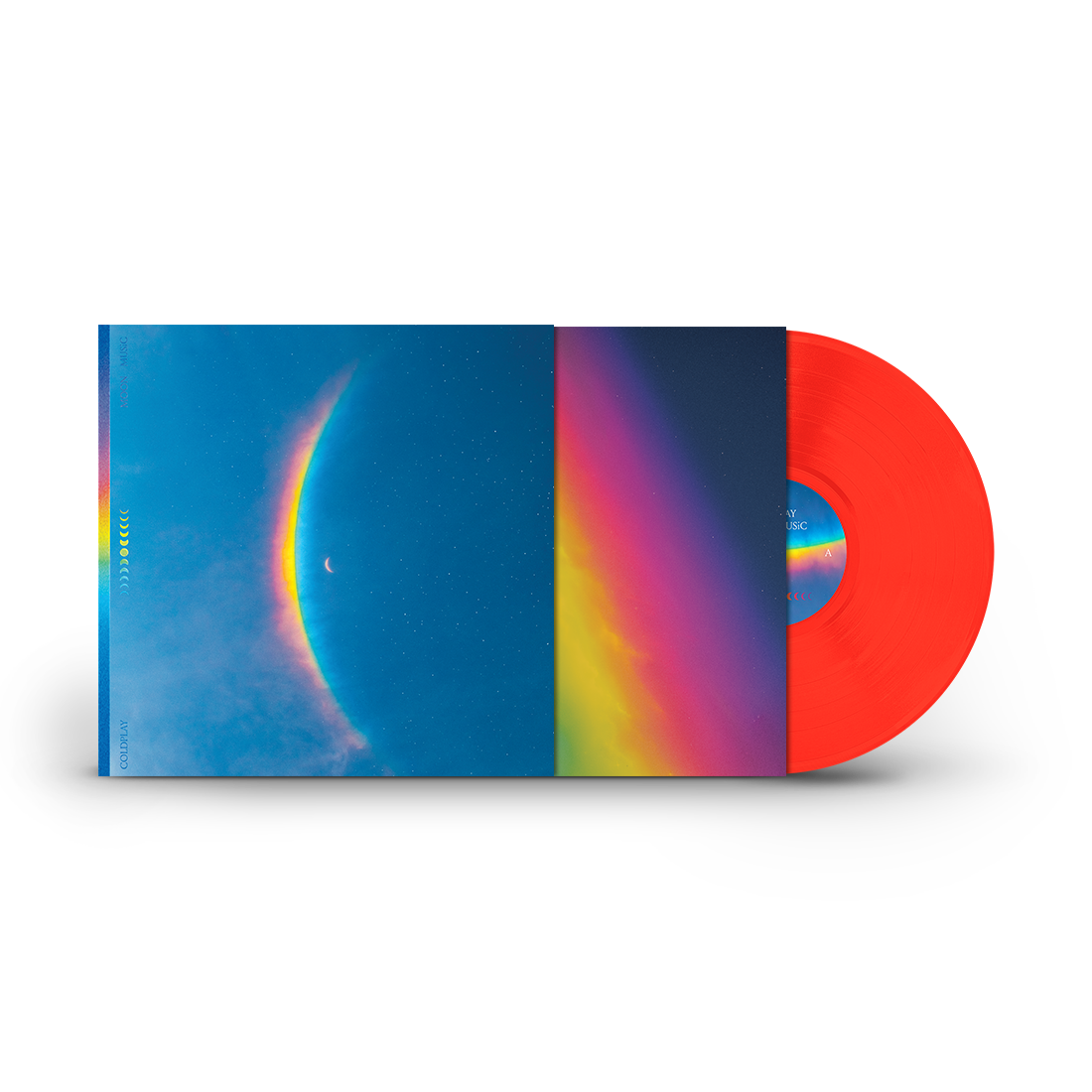 Coldplay: Moon Music Limited 1 x 140g 12" Red Eco album LP