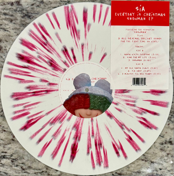 Sia: Everyday Is Christmas EP (White/Red Splatter Vinyl) - LP