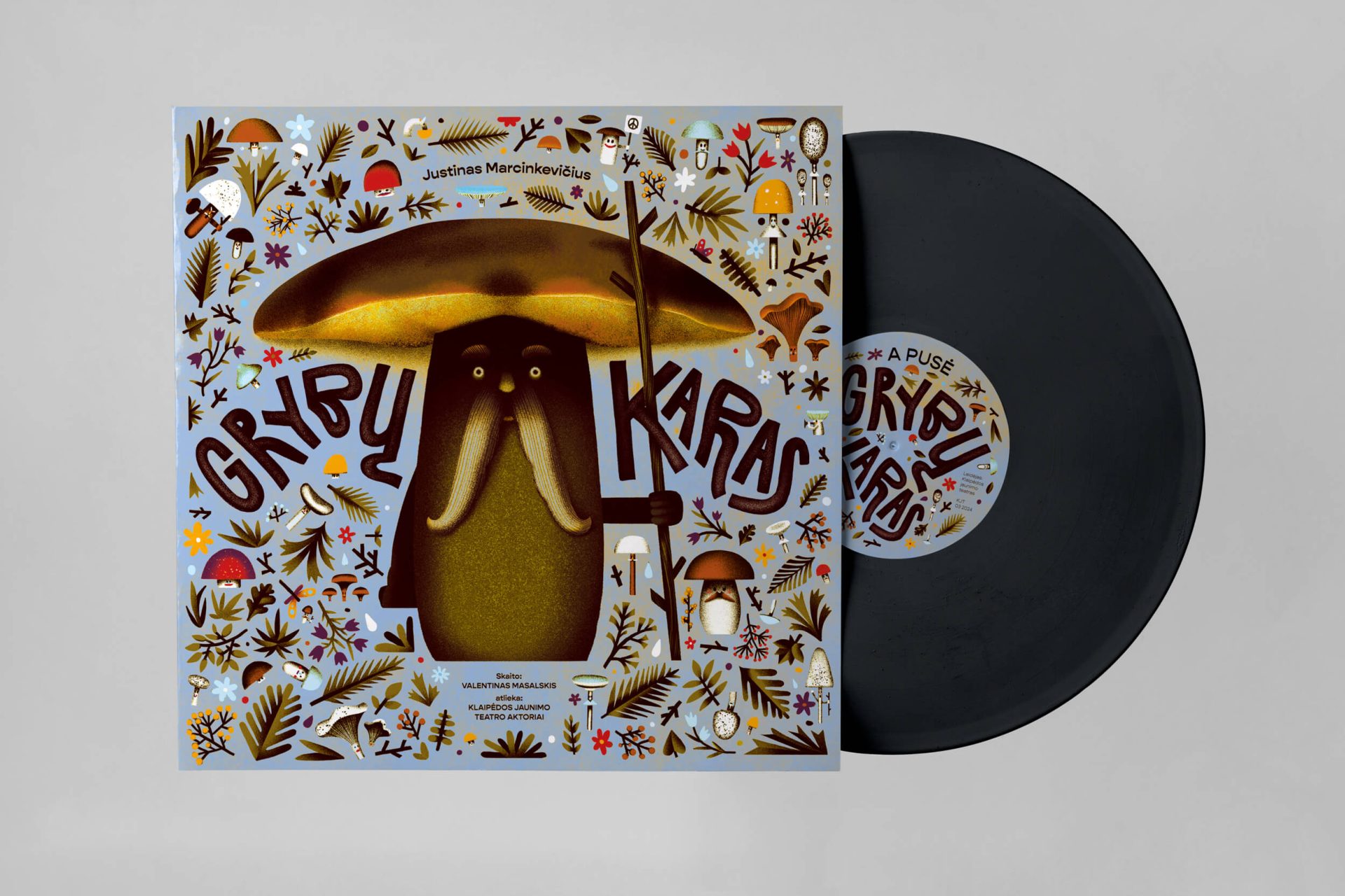 Justinas Marcinkevičius: Grybų karas LP