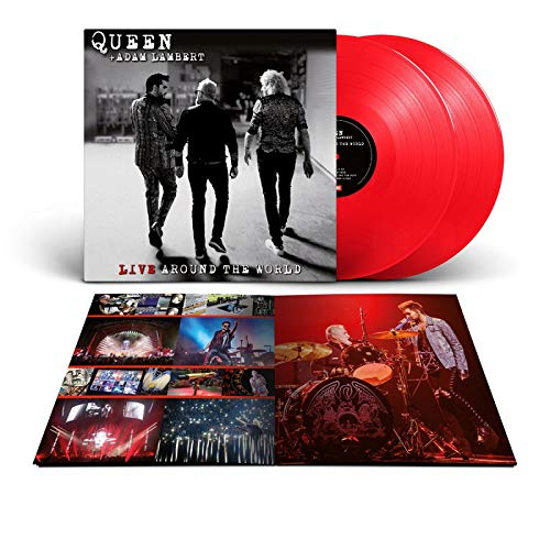 Queen & Adam Lambert: Live Around The World (180g) (Half Speed Mastering) - 2LP (Limited Red Vinyl)
