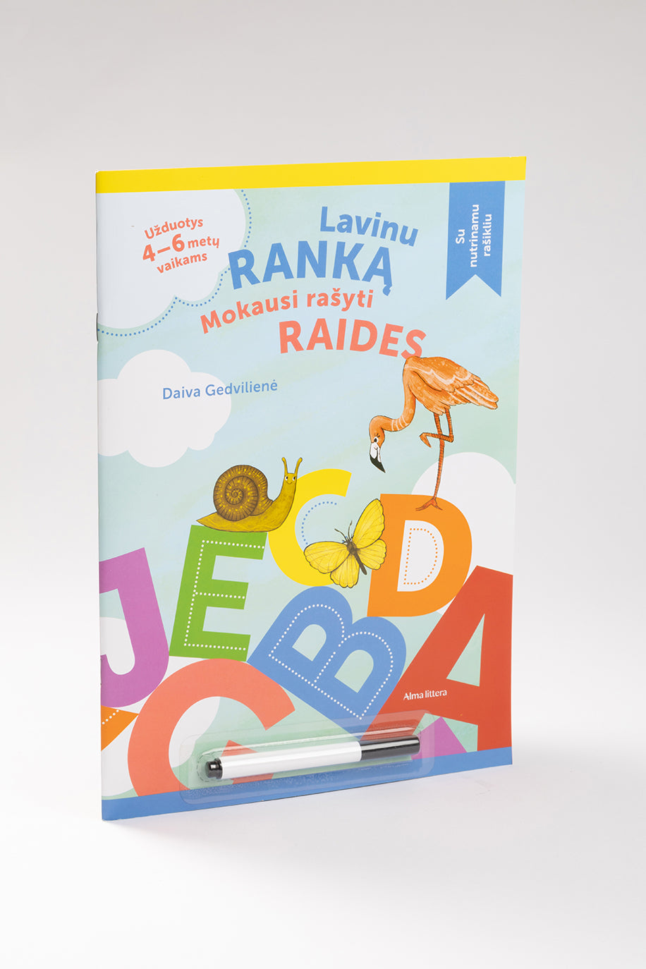 Lavinu ranką. Mokausi rašyti raides