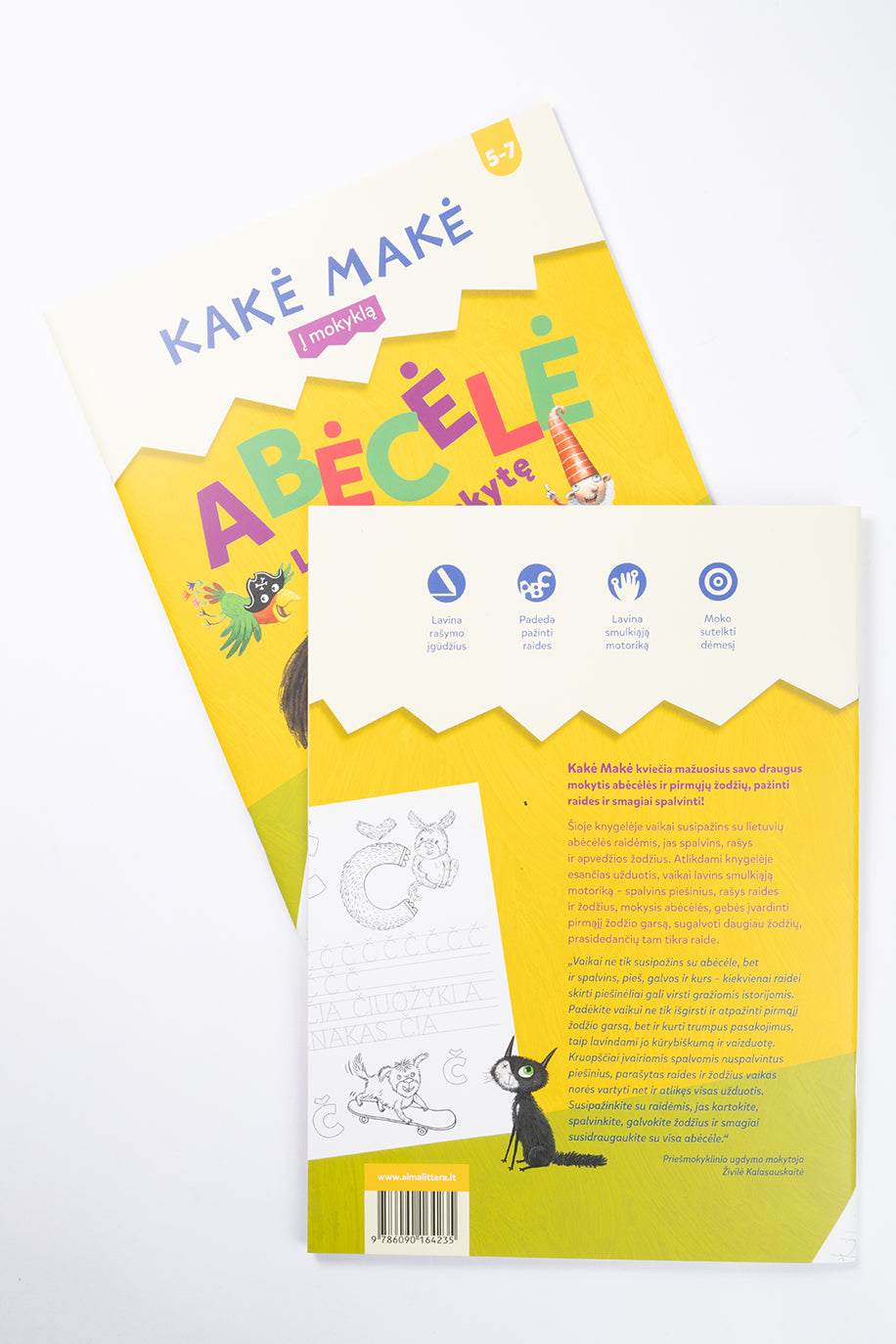 Kakė Makė. Abėcėlė. Lavinu rankytę