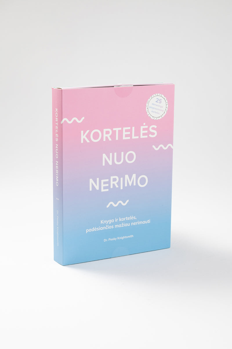 Kortelės nuo nerimo