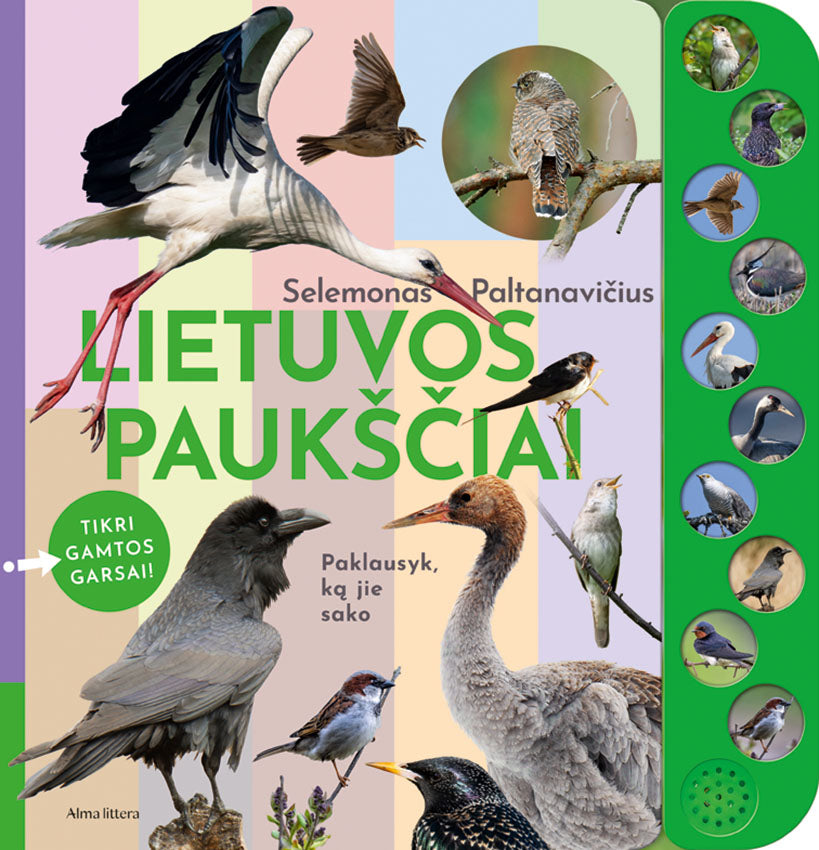 Lietuvos paukščiai. Su tikrais gamtos garsais