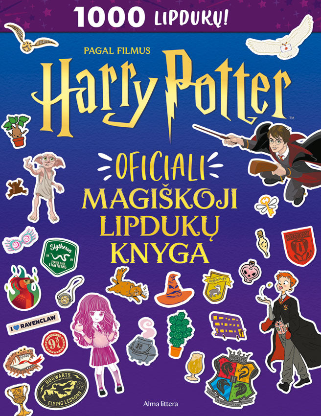 Haris Poteris. Oficiali magiškoji lipdukų knyga. 1000 lipdukų!
