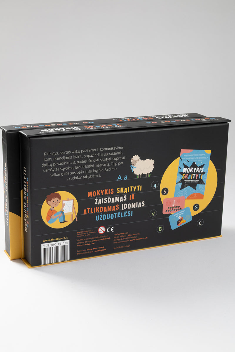 Mokausi skaityti. Su magnetukais