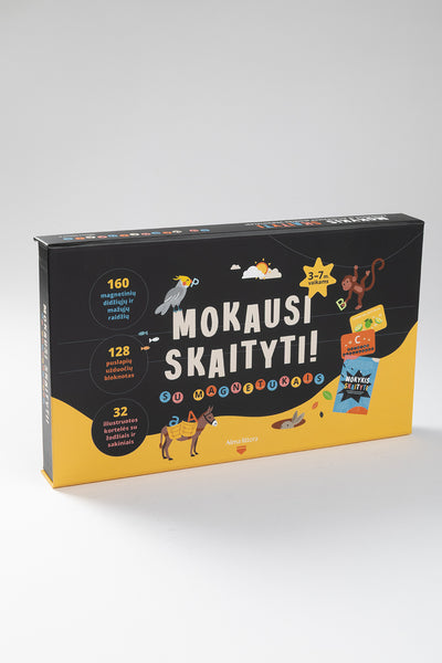 Mokausi skaityti. Su magnetukais