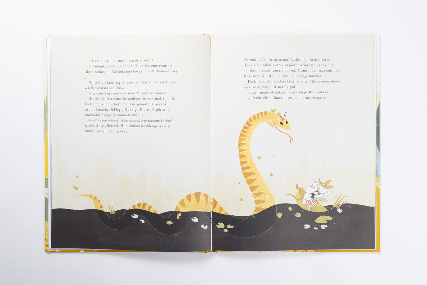 Kelias į trolių Mumių slėnį