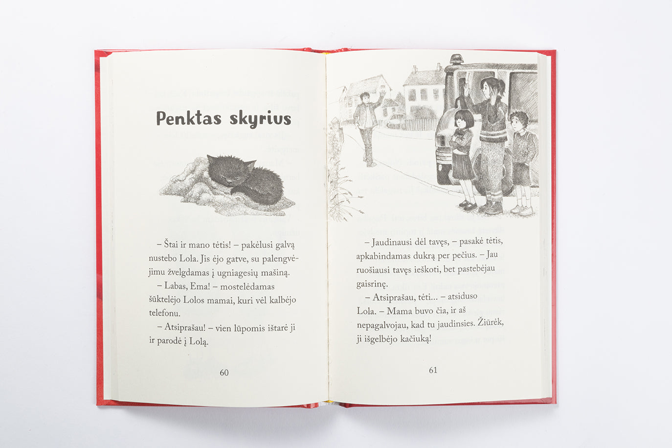 Ugniagesių išgelbėtas kačiukas