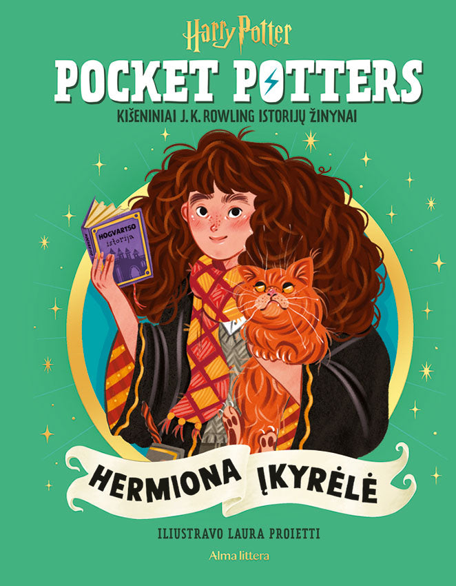 Hermiona Įkyrėlė. Pocket Potters. Kišeniniai J. K. Rowling istorijų žinynai