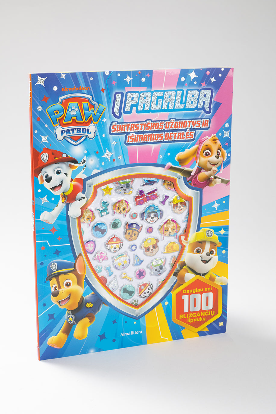 Šunyčiai patruliai. Į pagalbą! Lipdukai ir užduotys