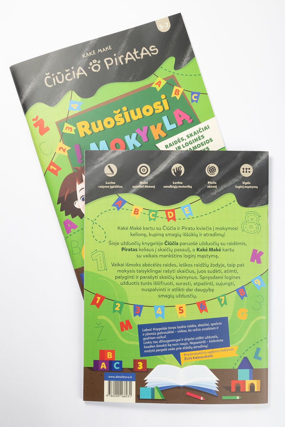 Čiūčia ir Piratas. Ruošiuosi į mokyklą