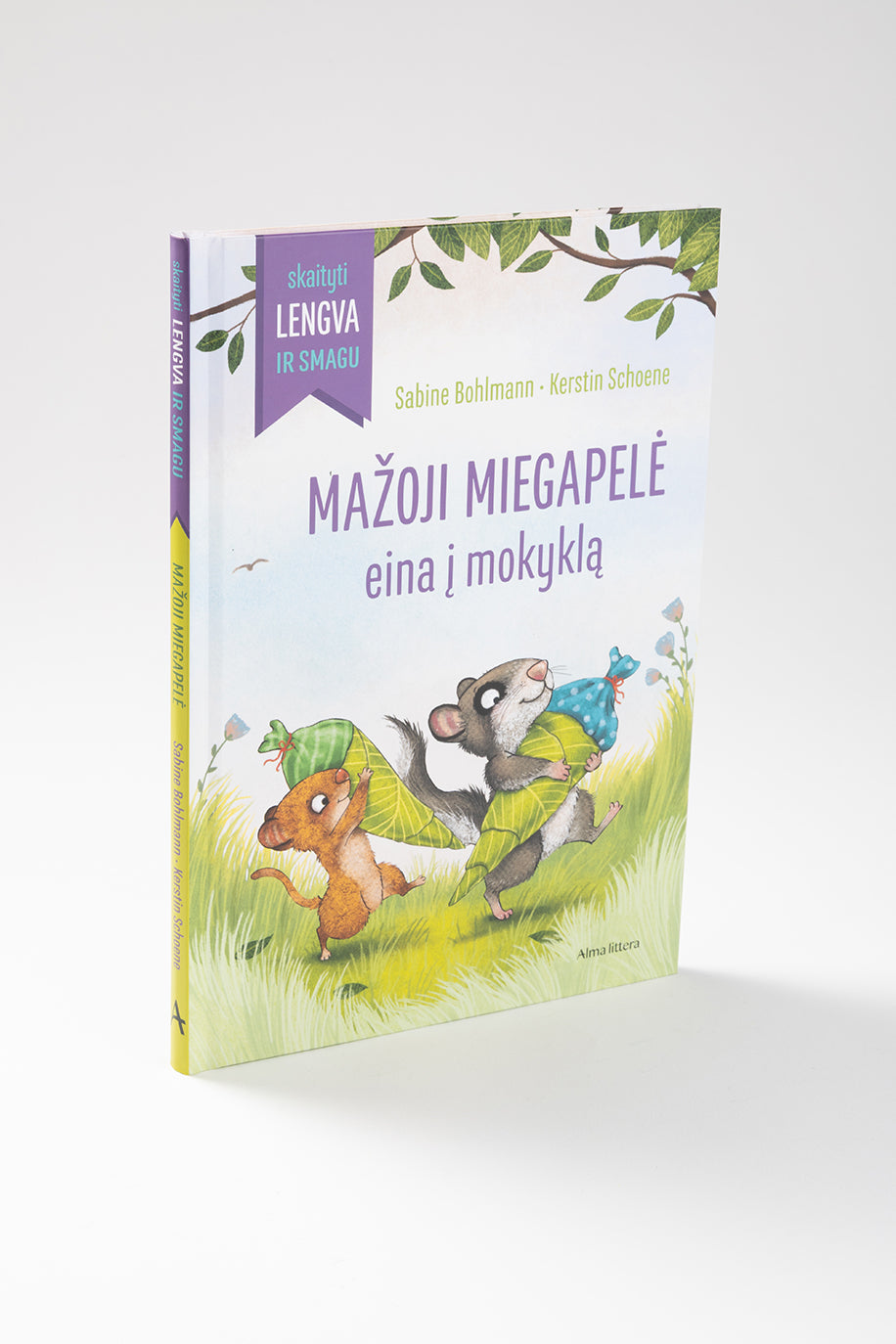 Mažoji miegapelė eina į mokyklą. Skaityti lengva ir smagu!