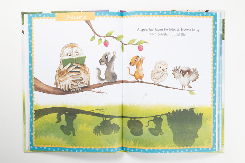 Mažoji miegapelė eina į mokyklą. Skaityti lengva ir smagu!