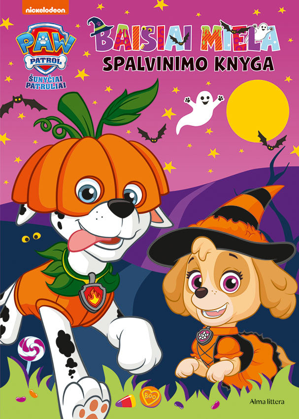 Šunyčiai patruliai. Baisiai miela spalvinimo knyga